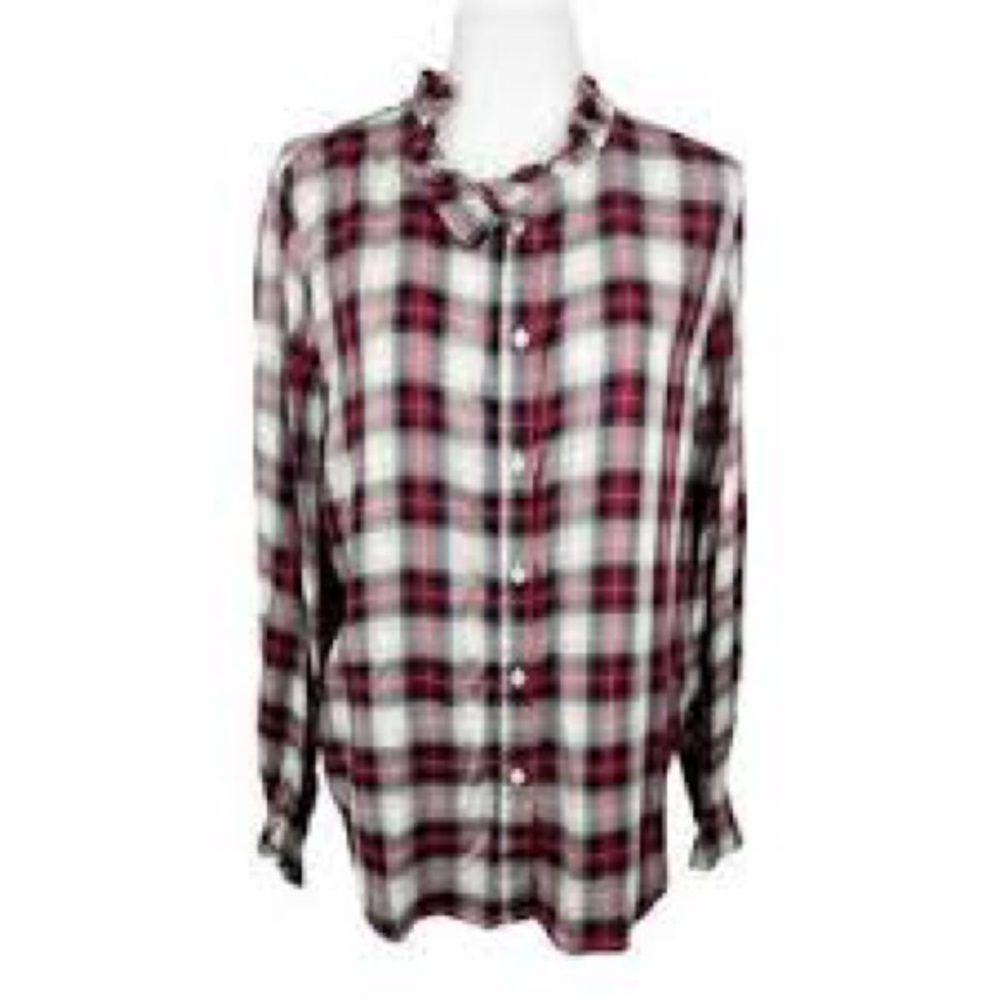 Alexander Jordan nwt size medium plaid soft button down